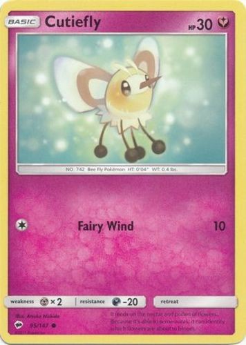 Cutiefly - 95/147 - Common - Lightly Played