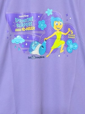 Walt Disney Springtime Surprise Woman's T-shirt Inside Out Large 2026 10K 