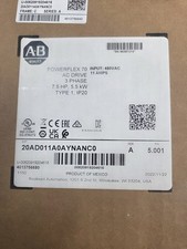 NEW PowerFlex 70 AC Drive 20AD011AOAYNANC0 7.5 Hp 5.5Kw 11 AMP 480VOLT 3 PHASE
