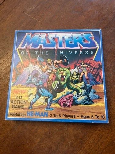 Masters Of The Universe 3-D Action Board Game Vintage 1983