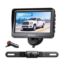 eRapta Backup Camera 4.3''HD 1080P Front Rear View Monitor kit IP69... Fast Ship