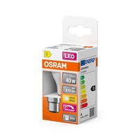 Osram Dimmbare Led-Lampen, Klassische Miniballform 3.4 W 470 Lm - Warmweiß, 2700