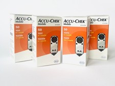 4x50 Accu chek mobile Testkassetten, MHD 31.01.2027