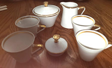 Vtg Porcelain Winterling Bavaria Germany Tea Set Demitasse Partial 8PC