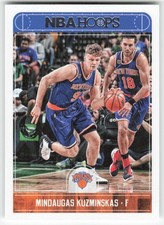2017-18 Hoops #104 Mindaugas Kuzminskas New York Knicks