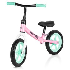 Malplay Laufrad für Kinder ab 2 Jahren Schaumstoff EVA 12 Zoll Leicht 1,8kg Rosa
