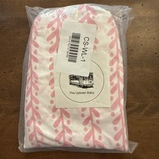 The Uptown Baby Fitted Crib Sheet New 100 Cotton Percale Pink Stripe Branch
