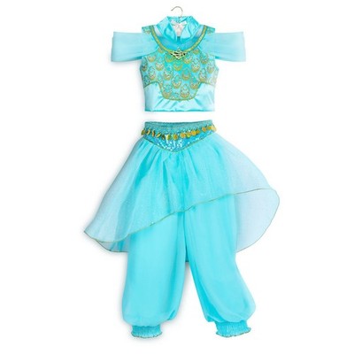 Disney Store 2 Pc Jasmine Deluxe Costume Girls  4  5/6  9/10  NWT