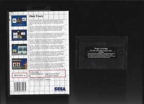 Sega Master System   DICK TRACY     w/Cartridge & Box (CB)
