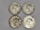 4 coin lot of 80% Silver Canadian Dimes 40', 41', 46', 47'