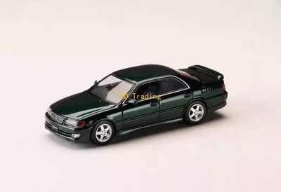 ZD HobbyJapan 1:64 Green Chaser X100 Sedan Sports Model Diecast Metal Car BN