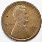 1909-S Lincoln Wheat Penny San Francisco Mint - Fine (F)