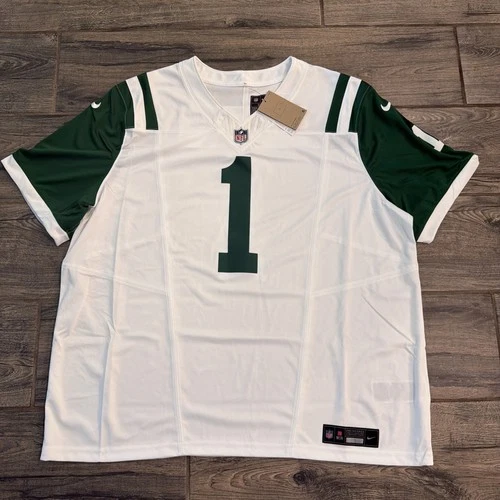 New York Jets Jersey Sz 3XL Sauce Gardner Vapor Fuse Limited White NWT