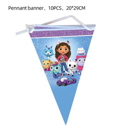 Gabby Dollhouse Theme Kids Birthday Party Supplies Decor Tablecloth Plate Cup - Picture 11 of 32