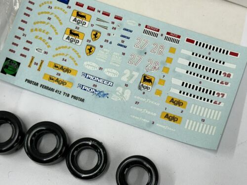Protar Ferrari 412 T1B 1/24 Kit Modellismo Autentico in Scala #18250 - Foto 4 di 4