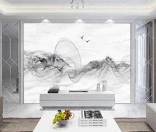 3D Gray Marble ZHUB15274 Wallpaper Wall Mural Removable Self-adhesive Ann