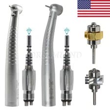 KAV Style Dental Fiber Optic Handpiece / 4-Hole LED Self-power Quick Coupling B