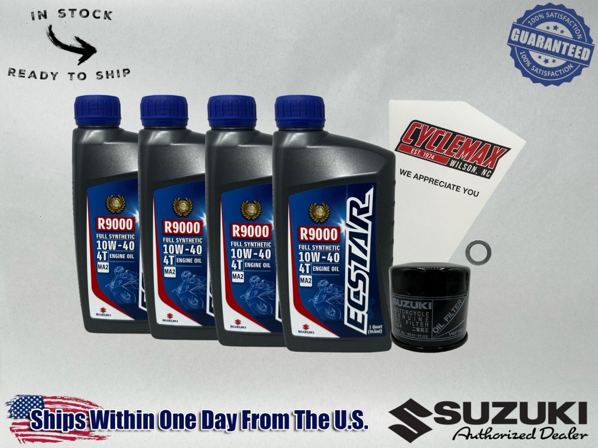 Cyclemax Full Synthetic Oil Change Kit fits 2023-2026 Suzuki GSX
