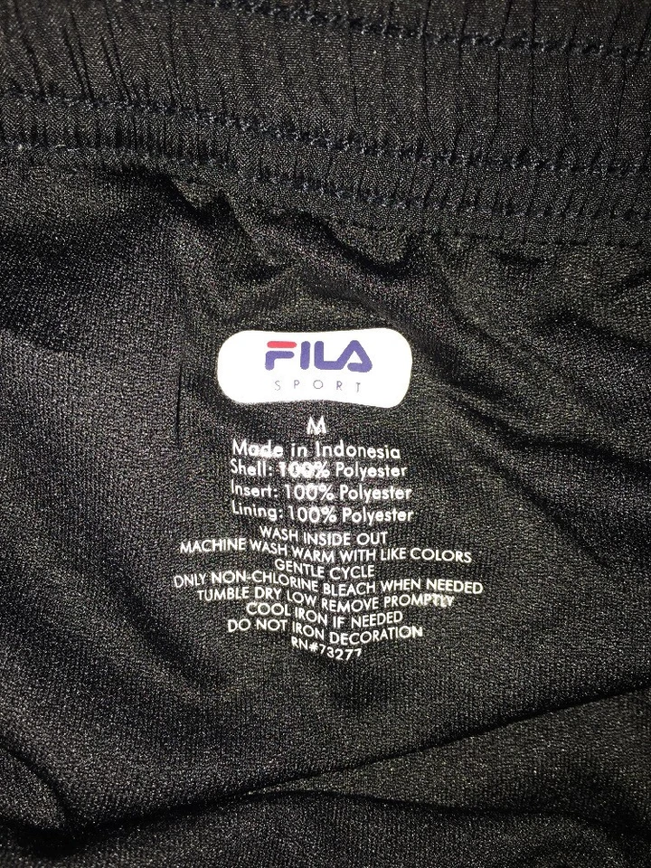 Pantalones Cortos Deportivos FILA Para Mujer Nylon Correr Caminar Ciclismo Yoga Atléticos ¡Talla M! Foto 4 de 4