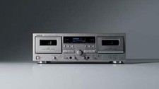 TEAC Double Cassette Deck W-1200 SILVERJapan Domestic genuine products