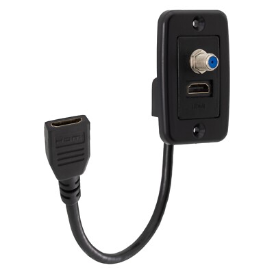 RiteAV - Cable Coaxial De 1 Puerto TV- F-Type 1 Port Phone RJ11 RJ12 Beige 1 RiteAV - 1ポート RCA ブルー 1ポート 同軸ケーブル TV - Fタイプ 1ポート USB A-A 1ポート 3.5m