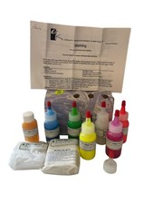 NEW old Stock VINTAGE G K Craft Industries Neon marbling Kit