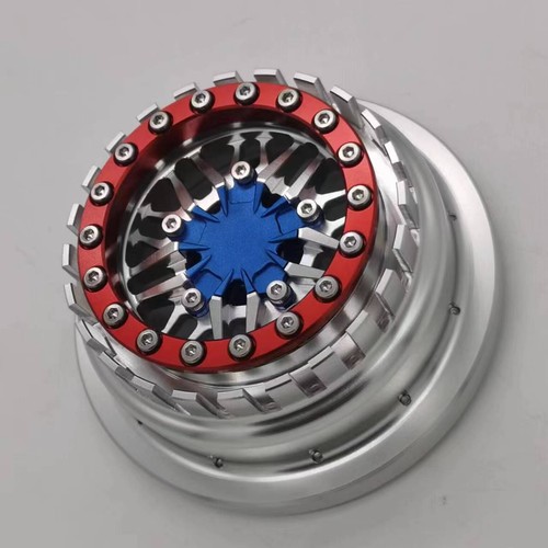 E-VIRATRUE Aluminum Wheel For ARRMA MOJAVE&FIRETEAM 1/7&SENTON 1/10 Silver 1pcs - Picture 13 of 32
