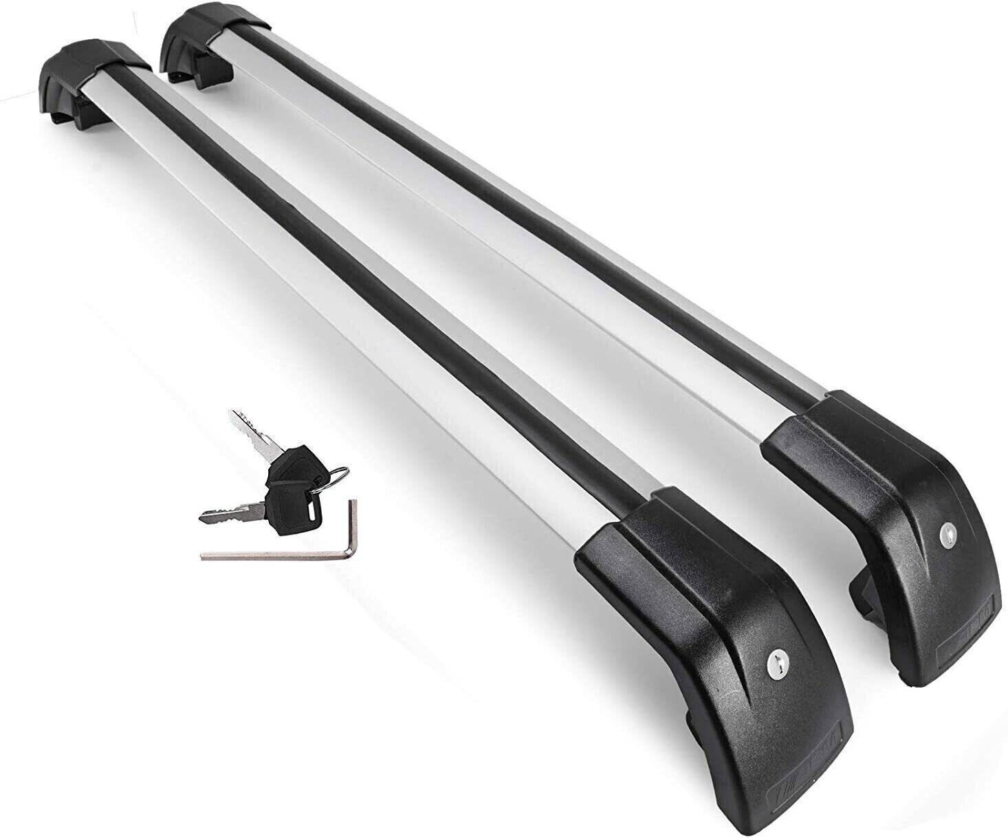2Pcs Aluminum Roof Rail Racks Cross Bars Crossbar Fits For HAVAL H6 GT