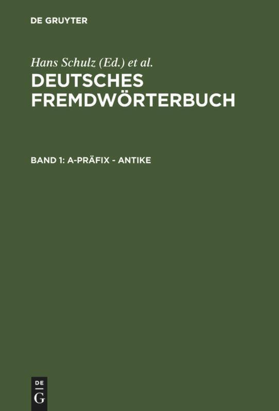 Thumbnail - Gerhard Strauß (u. A.) | A-präfix - Antike | Buch | Deutsch (1996) |