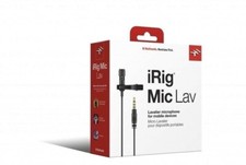 IK Multimedia iRig Mic Lav Condenser Microphone for iPhone iPad Touch Android 