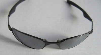 Vintage Oakley E Wire Gen 2 Dark Gray Chrome Sunglasses | eBay