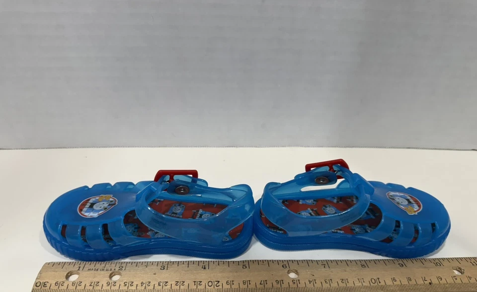 Sandalias de verano Thomas the Tank Train Engine Jelly talla US 4 Foto 3 de 4