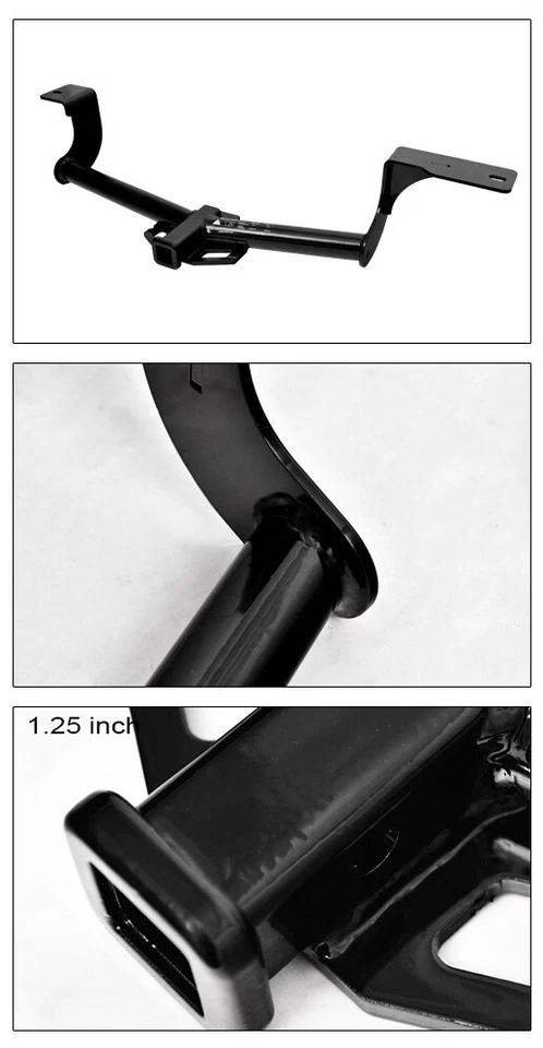 Topline For 2016-2021 Honda HRV Class 1 Trailer Hitch Tow Receiver 1.25" - Black - Imagem 4 de 4