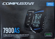 Compustar CS7900-AS All-in-One 2-Way Remote Start Alarm Bundle 3000FT Range- NEW