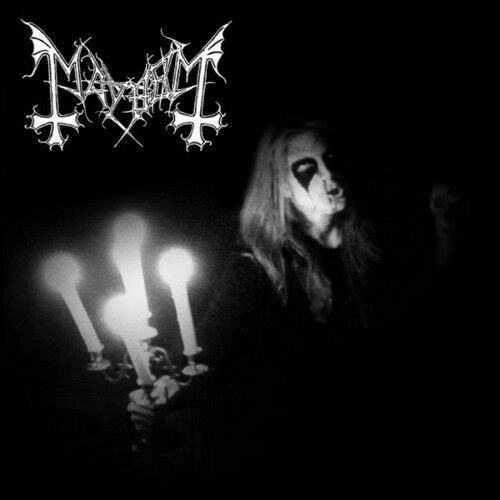 Mayhem De Mysteriis Dom Sathanas Album Art Woven Patch - Official Black Metal Band Merch