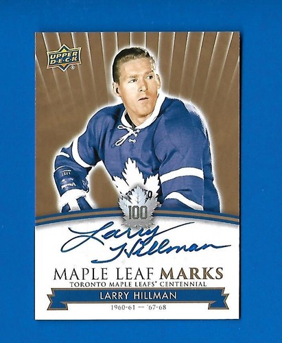2017-18 TORONTO MAPLE LEAFS CENTENNIAL LEAF MARKS AUTOGRAPH & AKA CARD SEE LIST - Picture 34 of 91