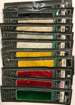 MÜHLENGARN BAUMWOLLE SCHWARZ KREUZSTICH STICKEREI LOT 11 PACKUNG MT 10
