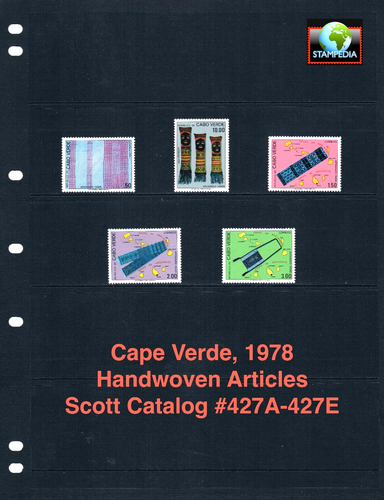 1.5x $3.10 Scott Value - 1978 CAPE VERDE African Artifacts CV MNH NH UMM