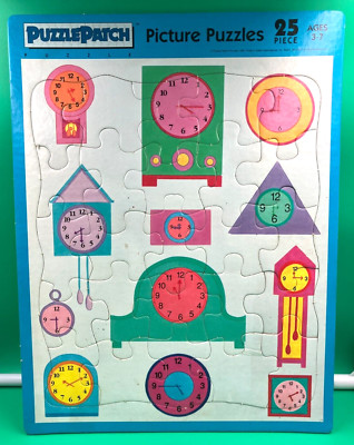 PuzzlePatch Picture Puzzles 25 Piece Ages 3-7 Frame Tray Puzzle