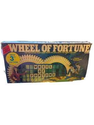 Wheel Of Fortune Board Game Vintage 1985  Pressman 100% Complete SEALED PACKAGE
