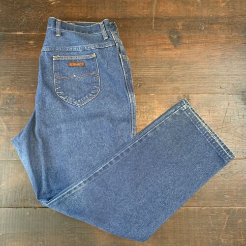 VTG 70s 80s Wrangler No Fault Denim Mom Jeans Hig… - image 1