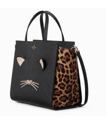 Kate Spade Leopard Run Wild Backpack & Wallet NWT Kate Spade New York Run Wild Leopard Tomi Leather Black  main image 2