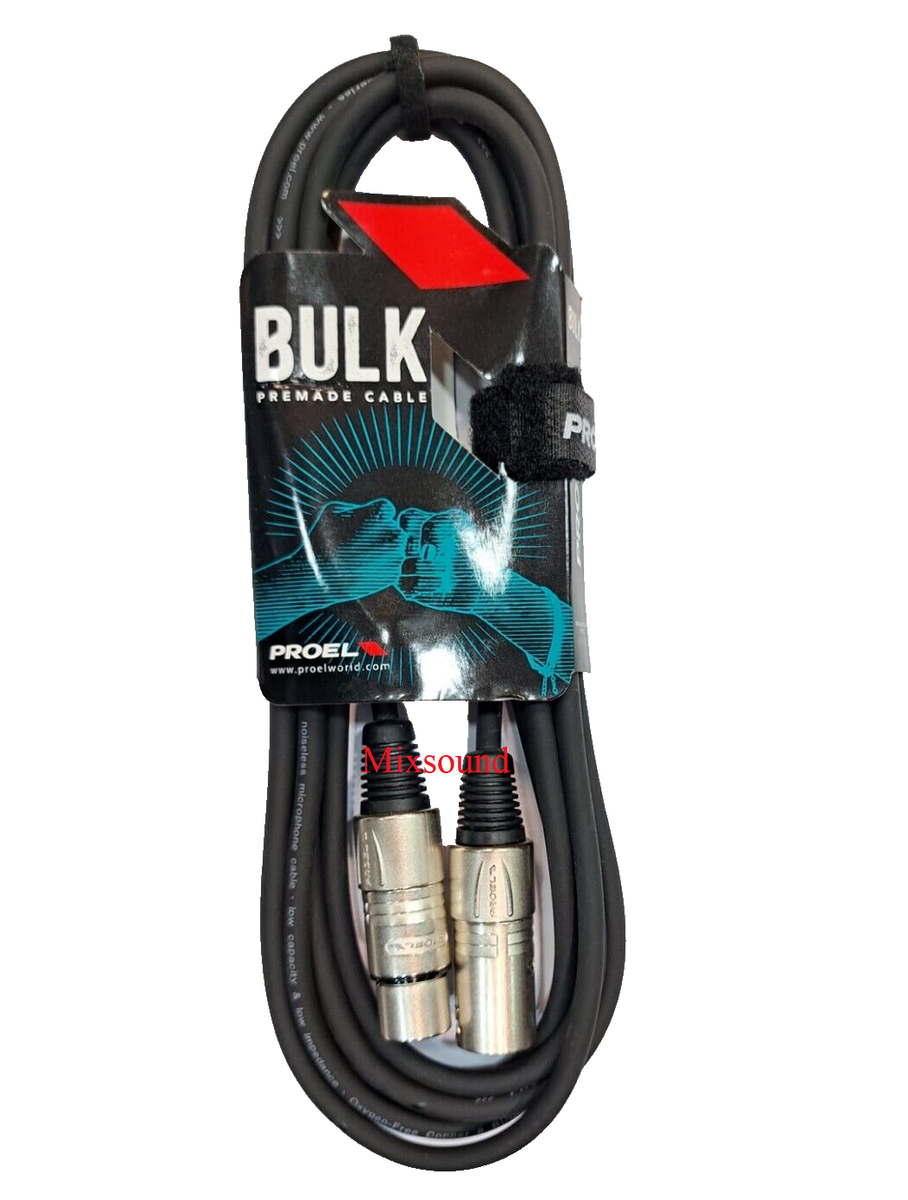 Cavo Audio PROEL XLR 5mt - Bilanciato Cannon Maschio/Femmina Per Audio Professionale - Foto 5