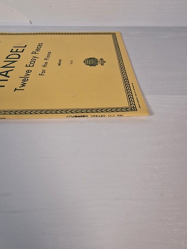 Handelve Twelve Easy Pieces - Schirmer's Library of Musical Classics Vol 381 - Foto 4 di 6