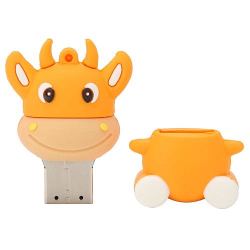 U Disk 3D Cartoon Calf Model Orange USB Storage For 7/8/10/Vista/XP/ TPG - Picture 16 of 34