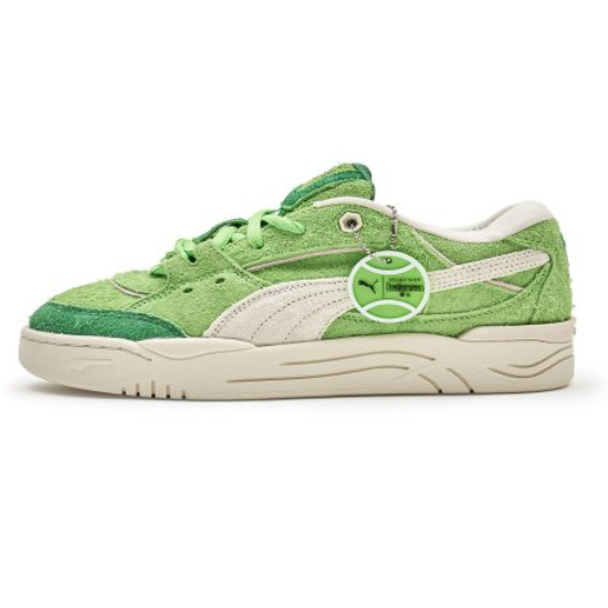 Замшевые туфли PUMA X Balansa 180 Archive зеленого цвета (396326-01) Доставляются ускоренной доставкой