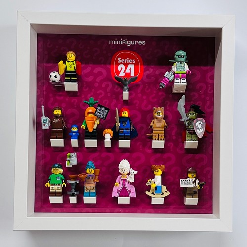 Display frame case for Lego ® 71037 Series 24 minifigures multi choice 27cm 25cm - Picture 14 of 22