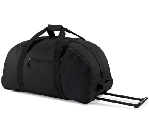 Bagbase Bag Classic Wheelie Holdall Tow Shoulder Hand Carry Lockable Case Flight - Picture 1 of 4