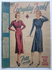 Weldon’s Home Dressmaker EVERYDAY FROCKS - Vintage 1930's Magazine