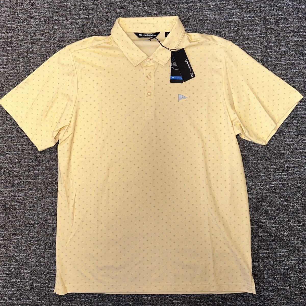 Travis Mathew Bamboo Calm Polo | XLarge - Yellow | eBay